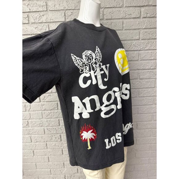 Pacsun Women Gray Cotton Short Sleeve Graphic T-Shirt Size M ( Unisex) - Picture 4 of 7